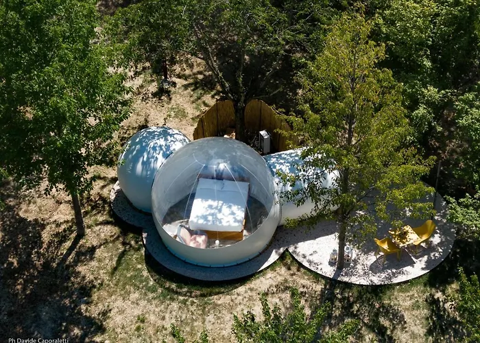 Luxury tent La Bolla Del Borgo. Le Marche Tra Le Stelle. Corinaldo